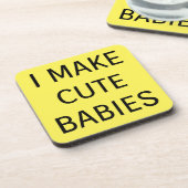 Cute Babies Bier Onderzetter (Linkerzijde)