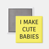 Cute Babies Magneet (Voorkant / Achterkant)