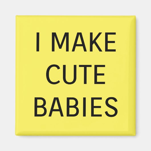 Cute Babies Magneet (Voorkant)