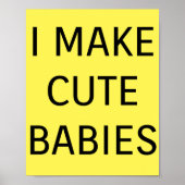 Cute Babies Poster (Voorkant)