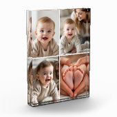 Cute Baby 4 Foto Collage Afbeelding Fotoblock (Links)