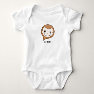 Cute Baby aap tekenfilm Romper