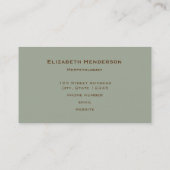 Cute Baby Alligator Cartoon Hatching uit Eggshell Visitekaartje (Achterkant)