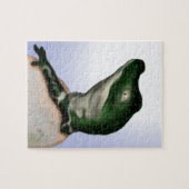 Cute Baby Alligator Digital Art Legpuzzel (Horizontaal)