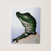 Cute Baby Alligator Digital Art Legpuzzel (Verticaal)