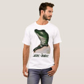 Cute Baby Alligator Digital Art T-shirt (Voorkant volledig)