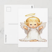 Cute Baby Angel Briefkaart (Voorkant / Achterkant)
