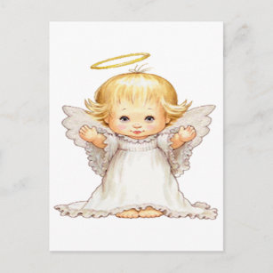 Cute Baby Angel Briefkaart