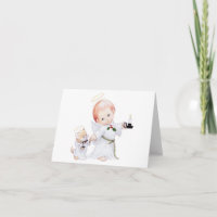 Cute Baby Angel en Cat