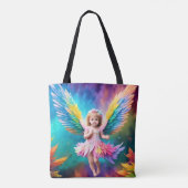 Cute Baby angle Colorful Design Tote Bag (Achterkant)
