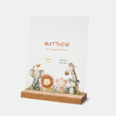 Cute Baby Animal Acryl Bord (Hoek)