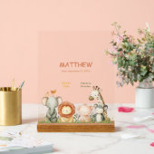 Cute Baby Animal Acryl Bord (Huwelijk)