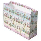 Cute Baby Animal Circus Train Beer Elephant Groot Cadeauzakje (Achterkant Gekanteld)