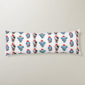 Cute Baby Animals Elephant Koe Penguin Child Lichaamskussen (Achterkant)