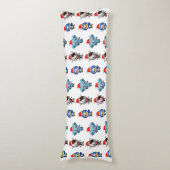 Cute Baby Animals Elephant Koe Penguin Child Lichaamskussen (Voorkant Verticaal)