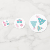 Cute Baby Animals Garden Partij 1e verjaardag Tabe Confetti (Voorkanten)