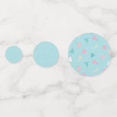 Cute Baby Animals Garden Partij 1e verjaardag Tabe Confetti (Achterkanten)