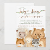 Cute Baby Animals Kaart (Voorkant / Achterkant)