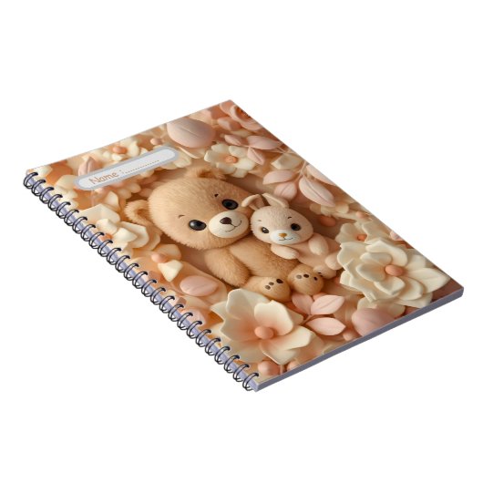 Cute Baby Animals Notebook Notitieboek (Rechterzijde)