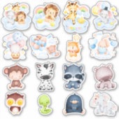 Cute Baby Animals Sticker Pack #006 (Voorkant)