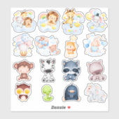 Cute Baby Animals Sticker Pack #006 (Vel)