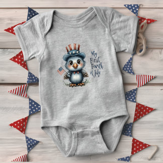 Cute Baby Arend Vier Juli Romper