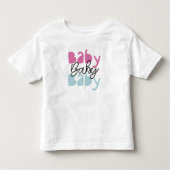 Cute "Baby Baby Baby" Graphic  Toddler Tee Kinder Shirts (Voorkant)