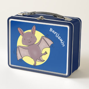 Cute baby bat vliegende cartoon illustratie