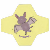 Cute baby bat vliegende cartoon illustratie voetbal (Enkel)