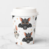 Cute Baby Bats Halloween Paper Cups Papieren Bekers (Achterkant)