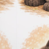 Cute Baby Bear Pattern Wallpaper Nursery Kids Behang (Zoom)