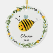 Cute Baby Bee Ornament | Baby shower Cadeau (Voorkant)