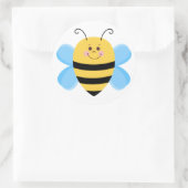 Cute Baby Bee Ronde Sticker (Tas)