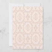 Cute Baby Beer Baby shower Invitation Kaart (Achterkant)