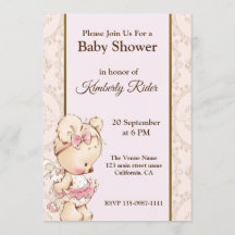Cute Baby Beer Baby shower Invitation