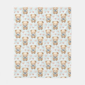 Cute baby beer fleece deken (Voorkant)