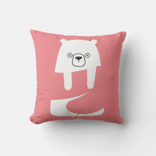 CUTE BABY BEER Papa Mam Dochter Zoon Kussen