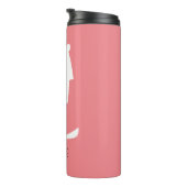 CUTE BABY BEER | Papa Mam Dochter Zoon Thermosbeker (Geroteerd rechts)