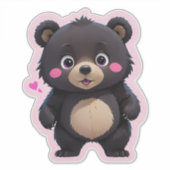 Cute Baby Beer Sticker (Voorkant)