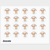 Cute Baby Beer Sticker (witte achtergrond) (Vel)