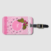 Cute, baby, bessen bagagelabel (Voorkant (horizontaal))