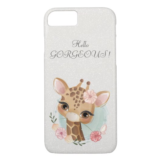 Cute Baby Beste Glittery-Hallo Prachtige Case-Mate iPhone Case (Achterkant)