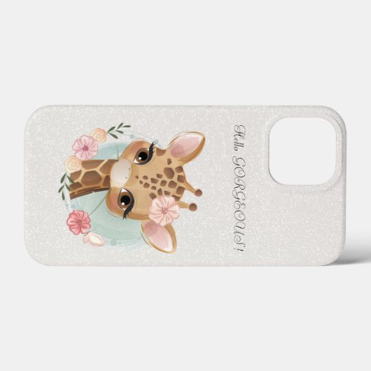 Cute Baby Beste Glittery-Hallo Prachtige Case-Mate iPhone Case (Achterkant (horizontaal))