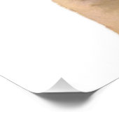 Cute Baby Biscuit Pug Portrait Poster (Hoek)