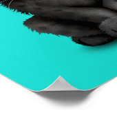 Cute Baby Black Panther Wearing Sunglasses Poster (Hoek)