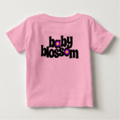 Cute Baby bloesems glimlachend Paarse Daisies (Achterkant)