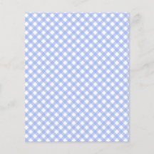 Cute Baby Blue Gingham Patroonpapier