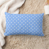 Cute Baby Blue Polka Dots Pattern Kussen (Deken)
