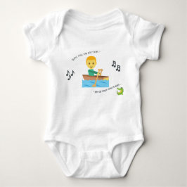Cute baby bodysuit crème Rhyme Rij je boot