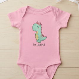 Cute baby bodysuit dinosaurs baby girl 6 months
